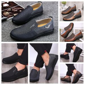 Schoenen GAI sneakers sportdoeken Schoenen Heren Singles Zakelijk Lage Schoenen Casual Zachte Zool Slippers Platte Heren Klassieke Schoenen Zwart comfort zacht grote maat 38-50