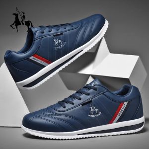 Zapatos golf para hombres zapatos deportivos profesionales de entrenamiento no lipado zapatos deportivos de golf cómodos zapatos para caminar en negro y azul