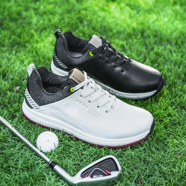 Zapatos de golf de alta calidad para hombres exportados a Europa y América al aire libre Sports 47 zapatos de golf grandes impermeables y antiskid