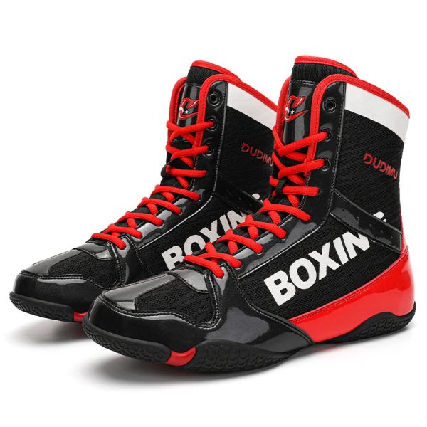 Chaussures Chaussures de lutte de haute qualité Sneaking durable Boîtres de protection des pieds Chaussures de lutte pour hommes Chaussures de combat professionnel
