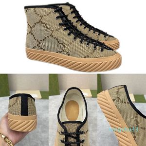 Chaussures baskets hautes hommes toile légère semelle en caoutchouc souple Signora Uomini Tela Scarpe