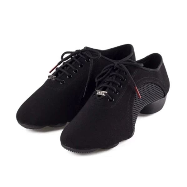 Chaussures Highend authentique bd Latin Dance Chaussures Oxford Net Surface Men Femmes Femmes Chaussures Jazz Professeur moderne Sondage Rubber Outdoor Black JW1