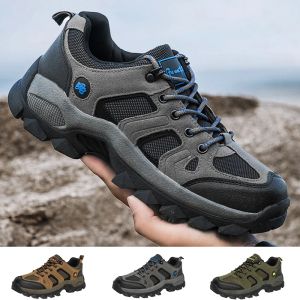 Chaussures de randonnée bottes hommes Chaussures de randonnée non glissière extérieure pour hommes chaussures d'escalade montagneuse trekking chaussures homme bottes militaires