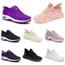 Zapatos Senderismo Men Running New Women Flat Shoes Fashion Fashion Purple Black Black Comunicado Color Sports Bloqueo Q58- 66