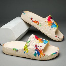 Zapatos en casa Summer Sandals Sandals Brand Beach Slide Unisex Fashion Fashion Flip Casual Flip Home Shoes 230606