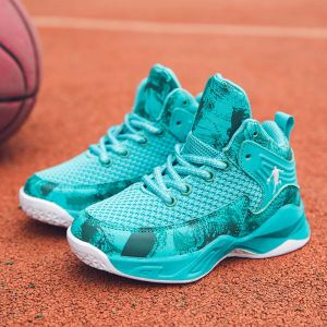 Zapatos Hot Sale Brand Boys Basketball Shoes para niños zapatillas Niños Niños Sports Sports Sports Mesh Basketball Sneakers niño