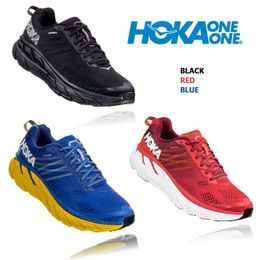 Zapatos How One Pure Black para hombre Sho 6 Road Running antideslizante ligero deportivo 240311