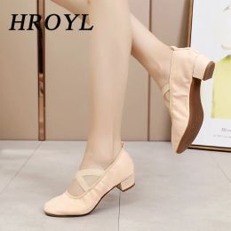 Chaussures Chaussures de danse hroyl pour les filles filles pratiques Latin Dance Chaussures Ballroom Tango Tango Jazz Dancing Chaussures Dropshipping