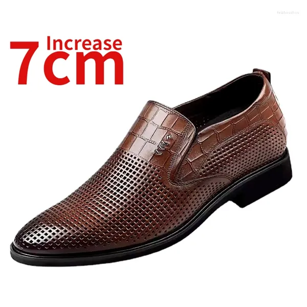 Zapatos aumentó las sandalias de cm altura para hombres deportes casual de verano aumentando los hombres de ascensor de moda coreana s