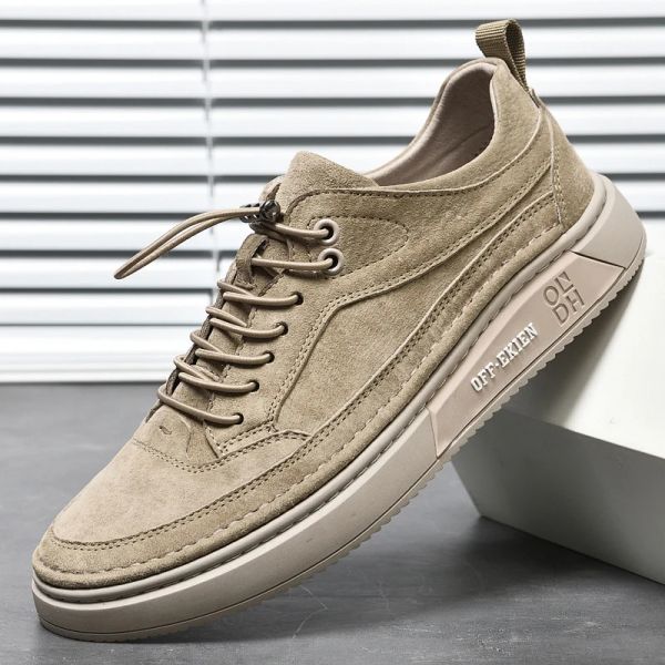 Zapatos italiano cuero genuino zapatos casuales zapatos blancos oxford zapatillas para hombres zapatos para caminar al aire libre zapatos de cuero casual de negocios para hombres