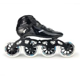 Schoenen JK Cityrun Professionele snelheid inline rolschaatsen Skates Carbon Fiber Boots MPC Wheels Racing Speed Skating Shoes Sh66