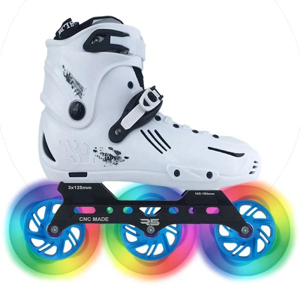Zapatos jk patines en línea originales 3 x 110/125 o 4 ruedas Velocidad Slalom deslizamiento gratis patinaje para patinaje para adultos zapatos de patinaje para adultos