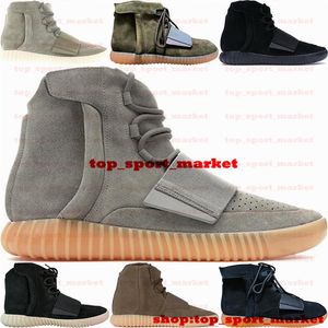 Zapatos Kanyes Hombres Zapatillas de deporte Botas Eur 47 B00ST 750 Diseñador Tamaño 13 Mujeres Us12 West Us13 Marrón claro Gum Us 13 chaussures 3728 Us 12 Casual Triple Black 1952 Entrenadores botas