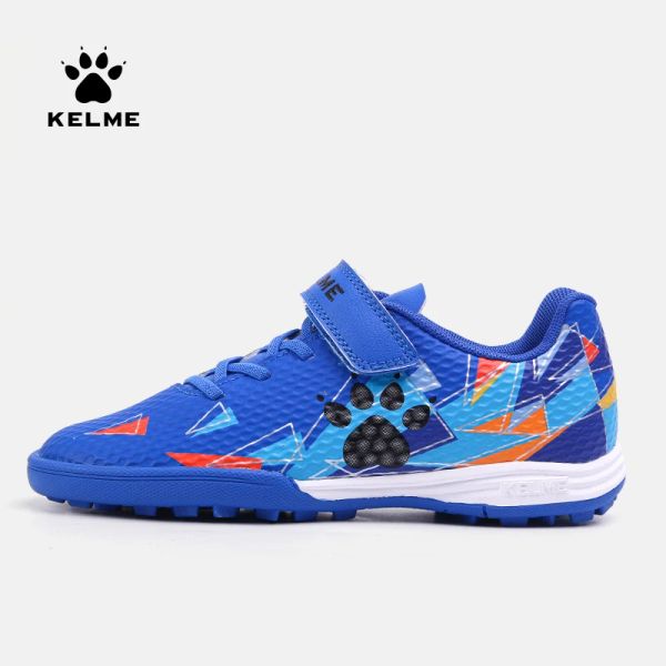 Zapatos Kelme Kids Fútbol Zapatos Auténticos TF Soccer Catess Boys Football botas de fútbol Entrenamiento de niñas transpirables zapatos al aire libre ZX90113052