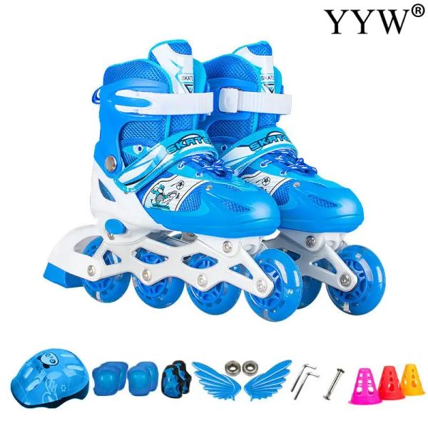 Zapatos para niños en línea skate skate jóvenes niños zapatos 4 ruedas zapatillas de zapatilla