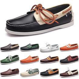 Chaussures en cuir mocassins décontractés baskets hommes bas coupe basse classique noir blanc robe chaussure hommes 43 s