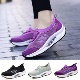 Chaussures Lin King Femmes confortables Chaussures décontractées Fashion Houstable Runching Walking Swing Shoes Slip on Ladies Sneakers tenis féminino