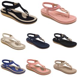 Chaussures basses femmes sandales 2024 été talons maille Surface loisirs maman noir blanc grande taille 35-42 J53 GAI 161 29058