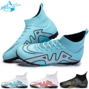 Zapatos zapatos de fútbol de hombre tf/fg alto top adultos suela de fútbol boots de fútbol césped tacos de entrenamiento al aire libre nueva llegada