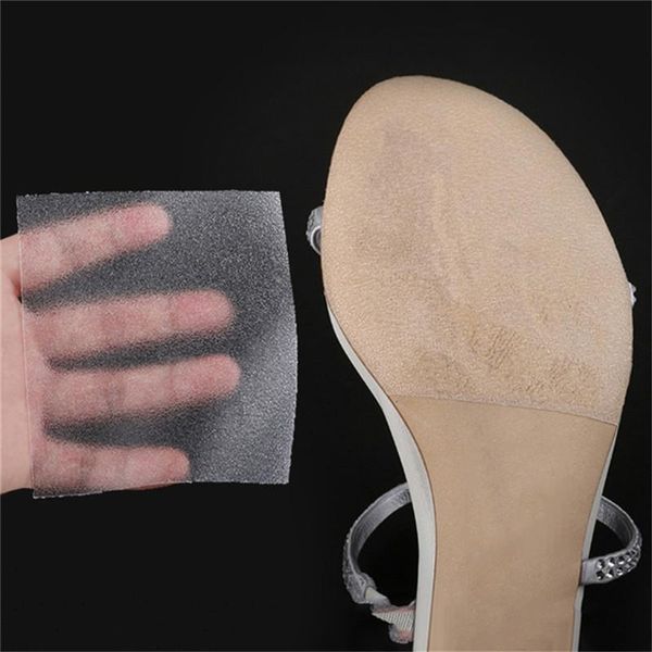 Matériaux de chaussures Bande de semelle intérieure antidérapante Papier auto-adhésif sûr Housse de protection transparente pour semelle à talon haut Accessoires de chaussures pratiques