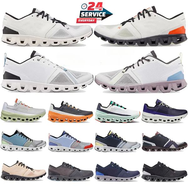 Chaussures Men 2024 Running x3 Designer Breakable Sneakers X 3 Shift Cloudmonster Triple Noir blanc rose bleu vert homme femme