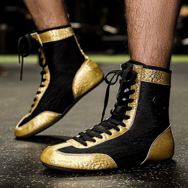 Zapatos hombres boxeo zapatos zapatos mujeres zapatillas de lujo de lujo zapatos de lucha libre de lucha