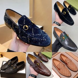 Chaussures hommes oxford mocassins en cuir authentique Brown Black Designer High Business Luxury