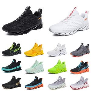 chaussures hommes course formateurs respirants loup gris tour jaune sarcelle triple noir blanc vert hommes baskets de sports de plein air randonnée vingt neuf