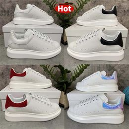 Chaussures hommes Running Women Designer décontracté chaussures en cuir lacet up up mode mollet plate-forme overshié