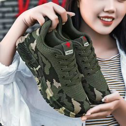 Chaussures pour hommes pour femmes Camouflage Camouflage Chaussures décontractées Chaussures de sport à la mode