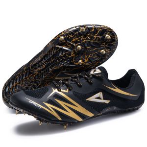 Chaussures Men Spikes Track Field Athletics Court Running Training Chores Light Weight Professional Sprint Sprint plus taille 46 47