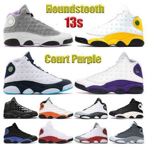 Chaussures Hommes Robe Basketball 13s Houndstooth Ground Soar Green Lucky Love and Respect Hyper Royal History of Flight Grey Toe He Got Game