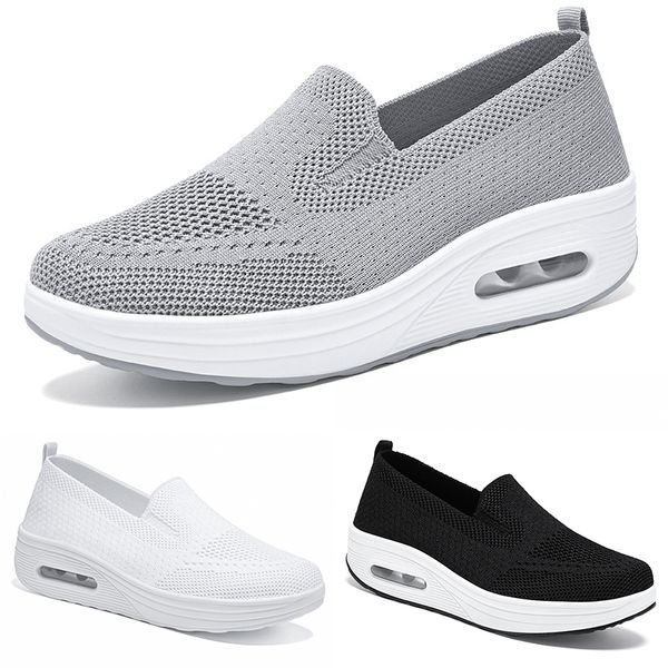 Chaussures Mesh Running Breathable Men Sneaker Classic Noir blanc Soft Jogging Walking Tennis Shoe Calzado Gai 0259 256