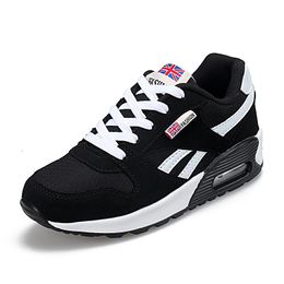 Zapatos moda damska buty do tenisa lekka poduszka Powietrzna Mesh Czarne Trampki Gym Jogging Damskie Buty Sportowe Kosz Femme Tenis Femenini