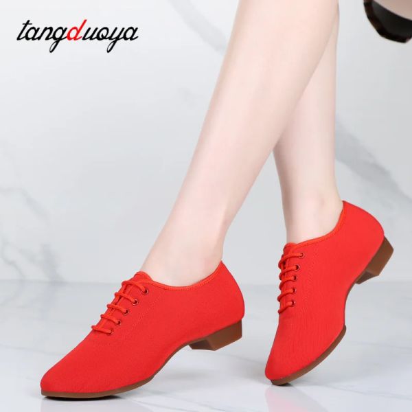 Chaussures Nouvelles chaussures de danse latine tango salsa femme adulte moderne salle de bal de bal de danse chaussures professeurs chaussures oxford baskets