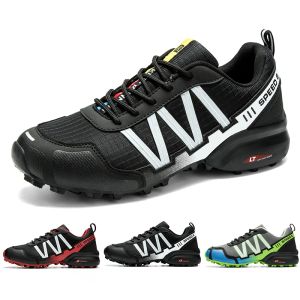 Chaussures Nouveaux hommes Chaussures de vélo de montagne WearResistants Mountain Crosscountry Randonnée Sports Chaussures de voyage de randonnée extérieure