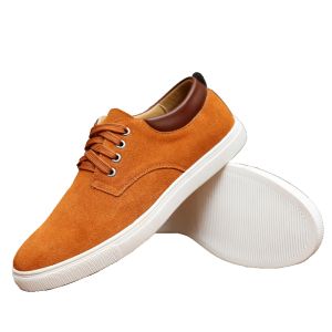 Schoenen nieuwe mannen schoenen echt leer van groot formaat hoogwaardige mode heren casual schoenen Europese stijl heren schoenen flats oxfords