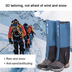 Schoenen Nieuwe buitenkamperen Wandelen Klimmen Waterdichte sneeuw Legging Beeksen Beeldende skiën Desert Snow Boots Schoenen Covers Accessoires