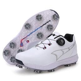 Chaussures Nouvelles chaussures de golf professionnelles Pikes extérieurs Porte-golf confortable pour hommes Taille 3845 Sneakers de marche chaussures de marche