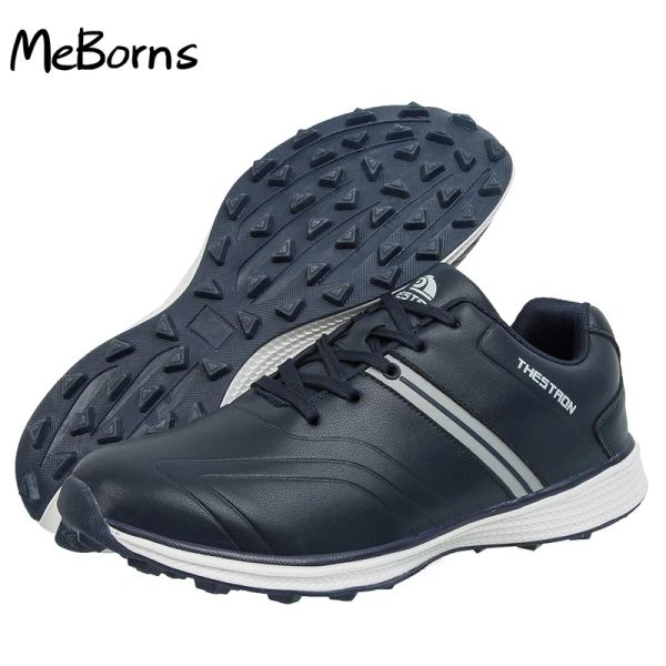 Zapatos Nuevos zapatos de golf impermeables para hombres de golf profesional usos zapatos para caminar al aire libre Golfers Big Size 6.513 Sneakers atléticos