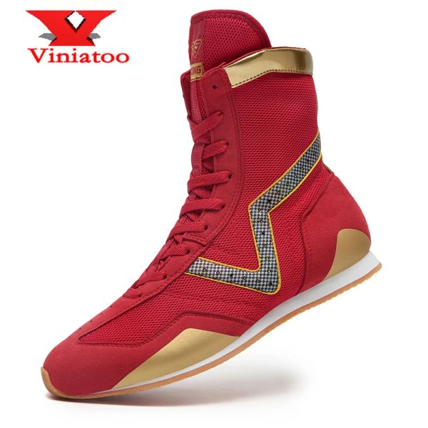 Zapatos nuevos zapatos de lucha libre hombres grandes talla 3948 zapatos de boxeo antideslizanes hombres de alta calidad zapatos para caminar con transpirable zapatillas para caminar