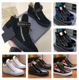 Chaussures Nouveau designer Zipper Casual Caskin Black Veet High Shoes for Men Women Sneaker Platform Full Full Match pour hommes et femmes Couple