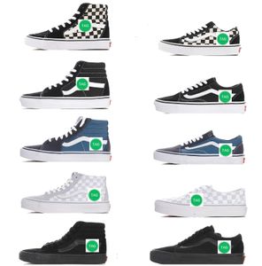 Zapatos viejos skool skate casual skate clásico para hombre plato de moda para mujer de lienzo plano al aire libre talla 36-44