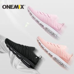 Chaussures Onemix Femmes Chaussures de tennis Summer 2021 Sneakers en mailles respirantes Traineur Trainer Fashion Femme Fitness Sport Chaussures