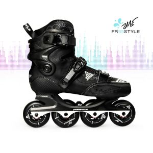 Schoenen origineel freestyle g3 inline skates cnc frame slalom glijdende rolschaatsen schaatsen 90a slijtvast wielpatines