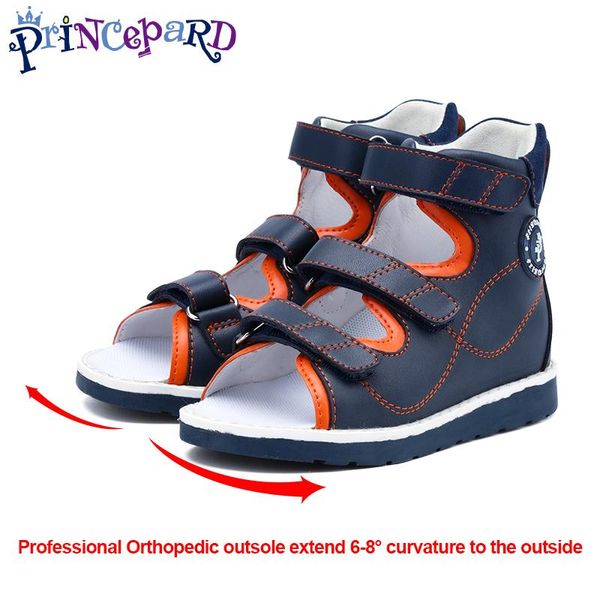 Chaussures Sandales orthopédiques pour les enfants et les tout-petits, Princepard Corrective Chaussures avec soutien à la cheville, empêcher la marche sur la pointe des garçons et des filles