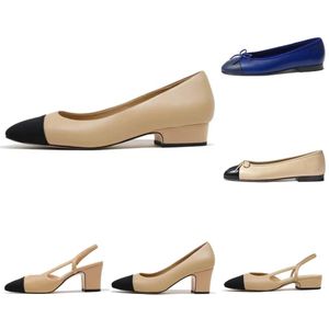 Schoenen Parijs merk designer sandalen zwarte ballet flats dames lente gewatteerde lederen slip op ballerina ronde neus dameskleding schoenen