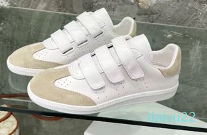 Chaussures Paris Marant Grip-Strap Low-Top Beth Leather Sneakers Fashion Designer Isabel Trainers