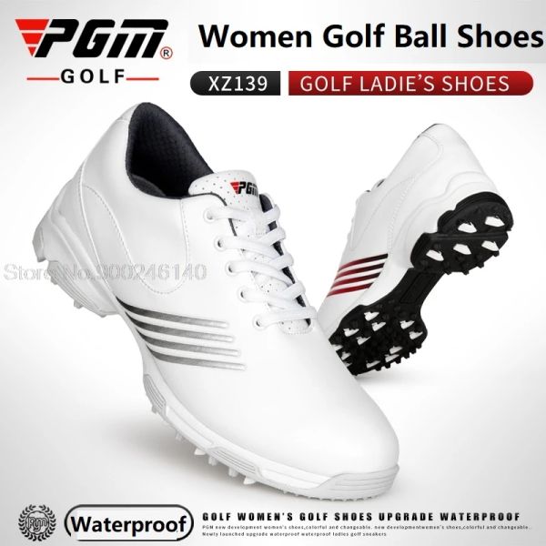 Chaussures pgm 2020 dames chaussures de golf respirant baskets imperméables pour femmes pics légers