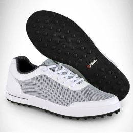 Chaussures PGM Golf Men's Shoe Ultra Light Summer Mesh Shoe confortable et respirant Casual Antislip Shoe Outdoor Sports Equipment
